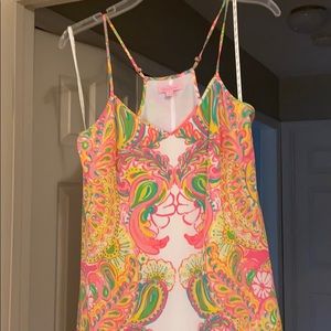 Pink and green lily Pulitzer dress